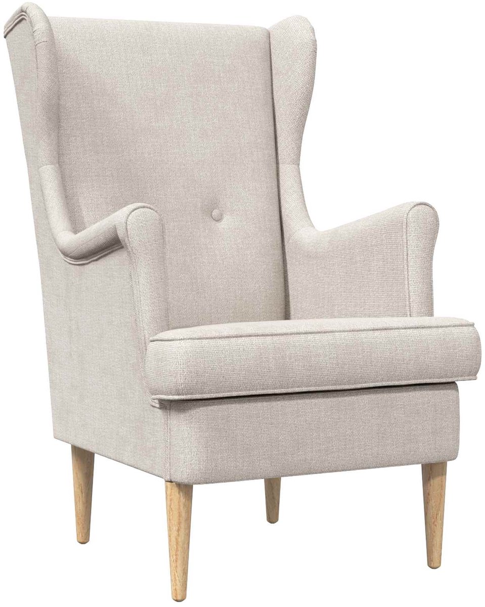 vidaXL Fauteuil - Crèmekleurig - ARES