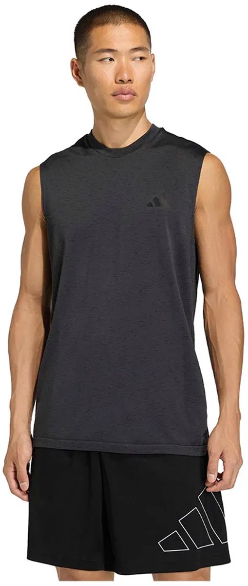 Adidas Workout Essentials Seamless Mouwloos T-shirt Regular Man Zwart