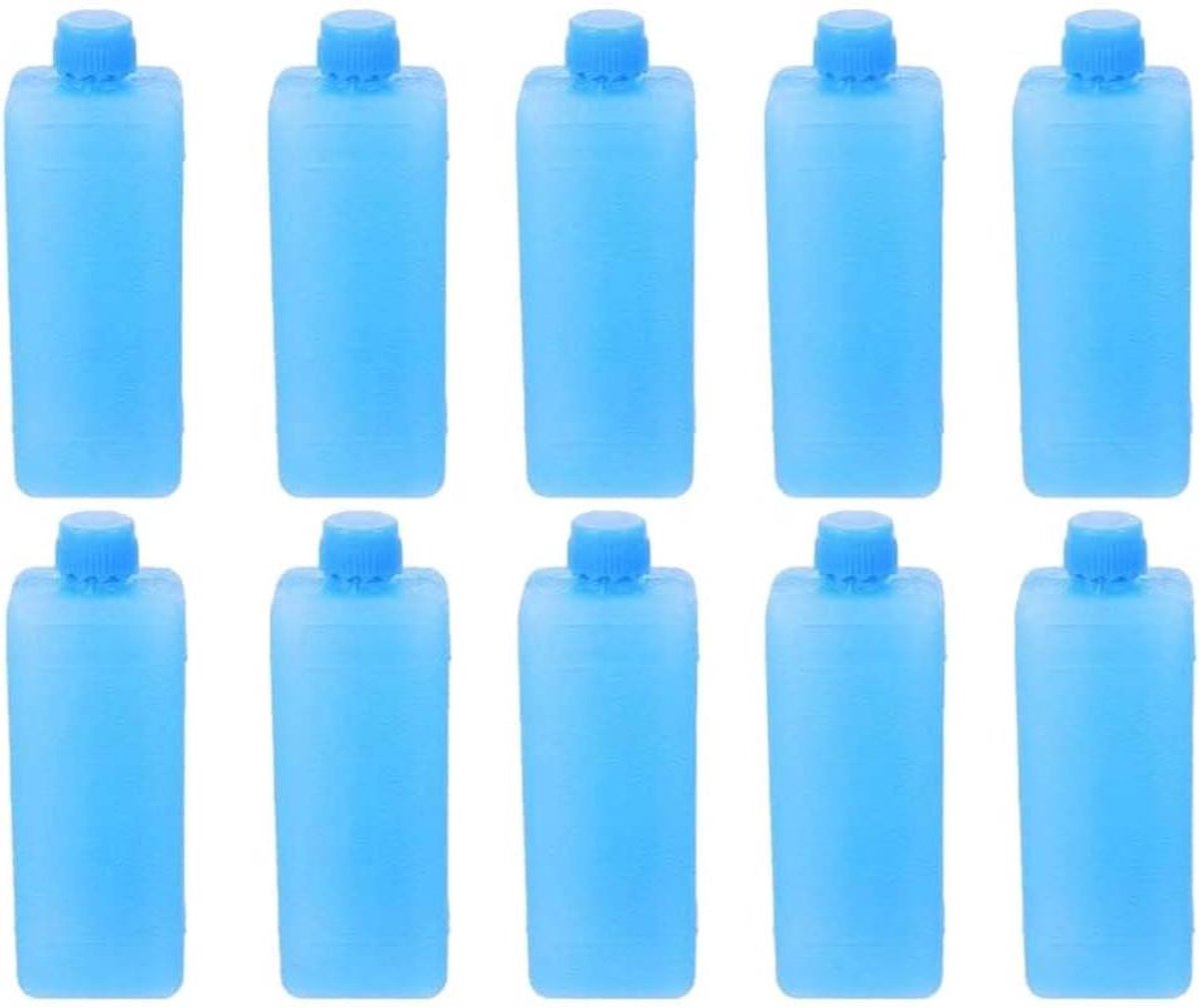 Koelblokken Voedselopslag - Herbruikbare Ijspacks - Koeltas Verkoeling - PE Materiaal - 10 Stuks - Blauw