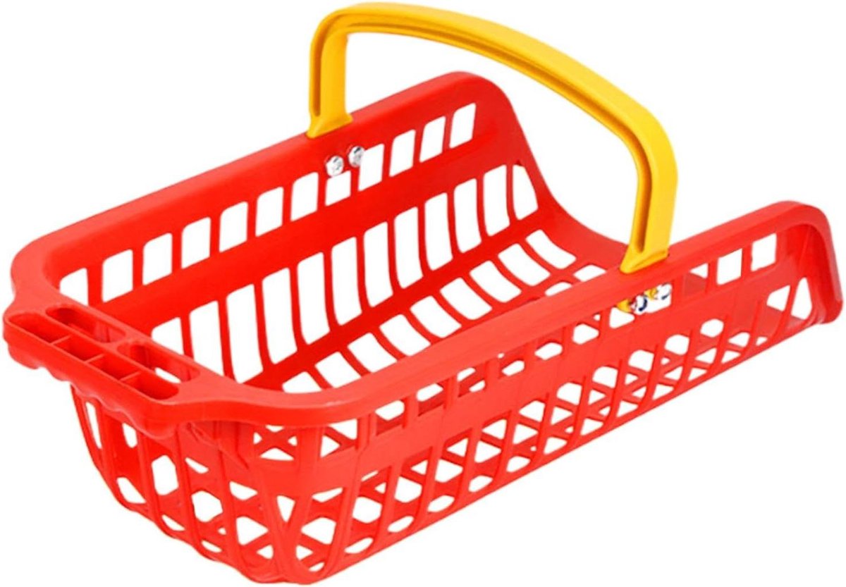 Fruitmand - Groente mand - Oogsten & bewaren - Hoge capaciteit - 60x31x18cm - Rood