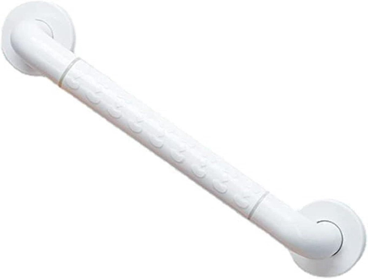 Badkamer Veiligheidsbeugel - Handgreep Douche Wandbeugel - Valpreventie Thuis - Antislip Roestvrij Staal - 30 cm - Wit