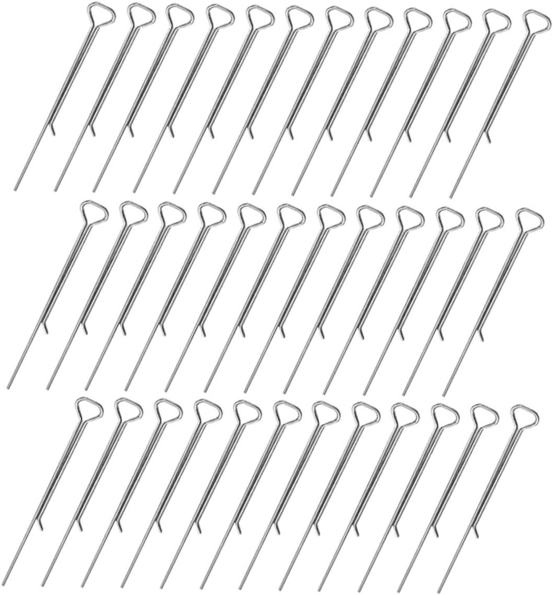 Kaarsen Lont Houders - Lont Centreer Tool - Kaarsen Maken - Roestvrij Staal - 11 cm - Zilv