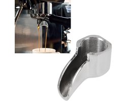 Dailygoods- Portafilter Dubbele Uitloop - Verbeterde Koffie-ervaring - Nauwkeurig Gieten - Lekvrije Filterhouder - Geschikt voor Espressomachine - Efficiënt Ontwerp - Koffiefilter