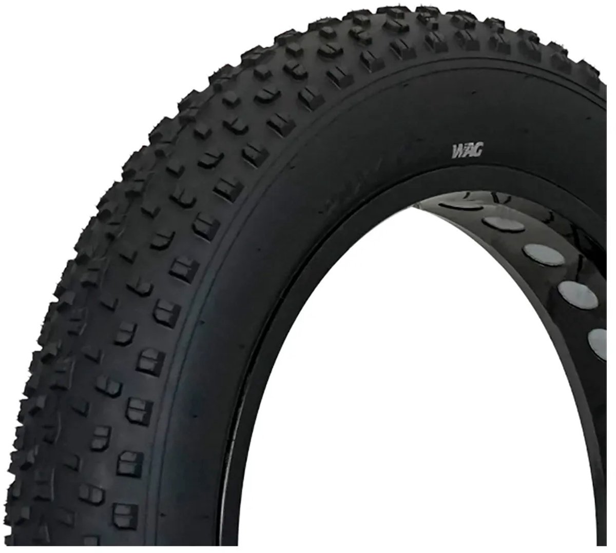Wag Fat Knobby 20´´ X 4.00 Stevige Urbanband Zwart 20´´ x 4.00
