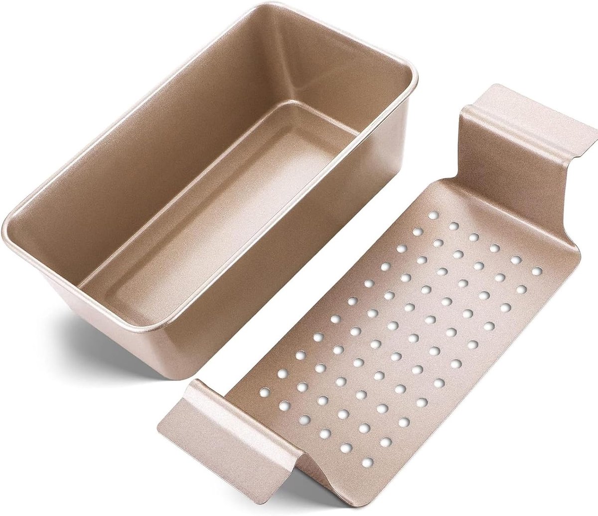 Broodbakvorm Rechthoekig - Bakblik Cake - Brood Bakken - Vaatwasmachinebestendig - 31 cm - Grijs