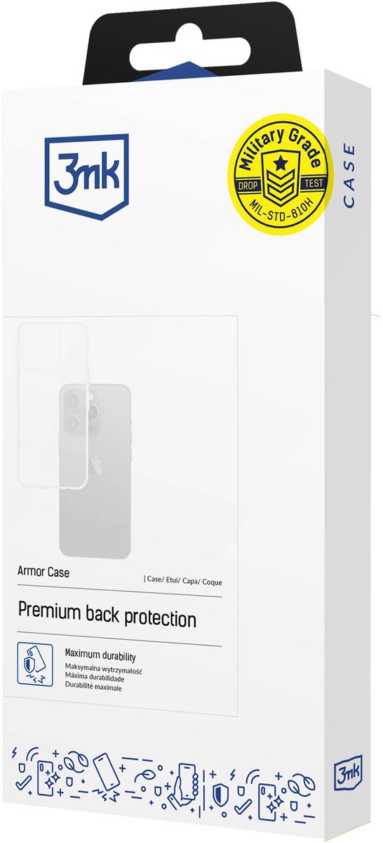 3Mk Armor Hoesje Voor Xiaomi Redmi Note 14 Pro Met Bescherming Voor Telefoon En Scherm