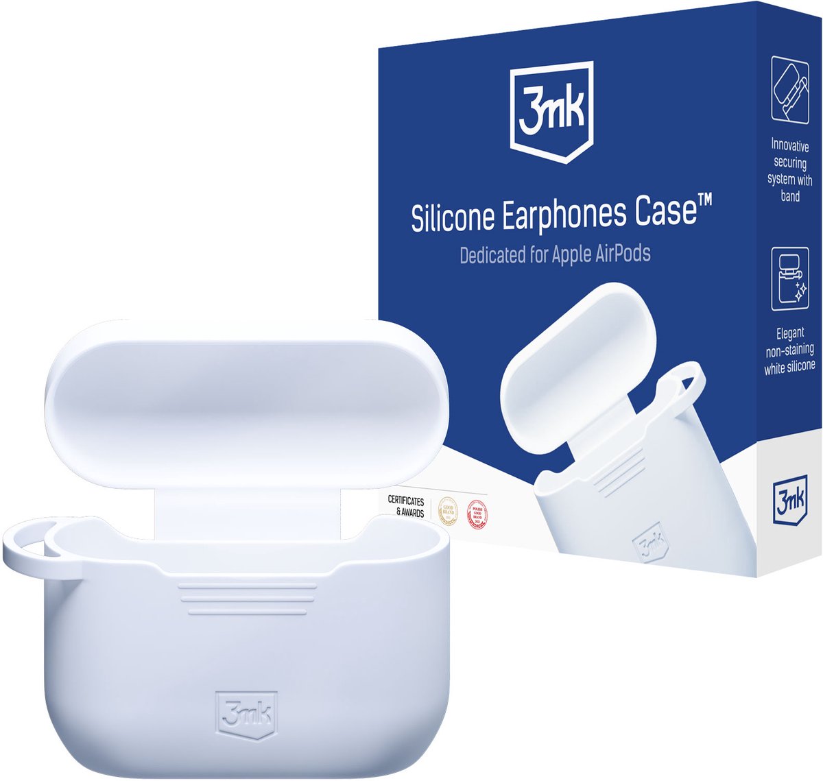 3Mk Siliconen Hoesje Voor Apple Airpods Pro 3, Bescherming Gesloten Et