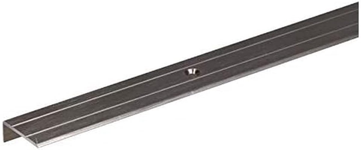 Trapneus Profiel - Aluminium Strip - Trappen Afwerken - Voorgeboord Aluminium - 1000mm Lengte - Aluminium
