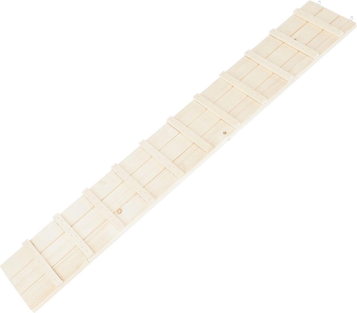 Kippenladder Hout - Toegangstrap - Verblijf Verbeteren - Veilige Grip - 115 x 18 cm - Natuurlijk