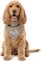 CoolPets Koelband Hond M - Cooling Bandana Hond - Verkoelende Bandana Hondenhalsband - Koelhalsband - Verkoeling Hond - 65 x 30 cm - Beige
