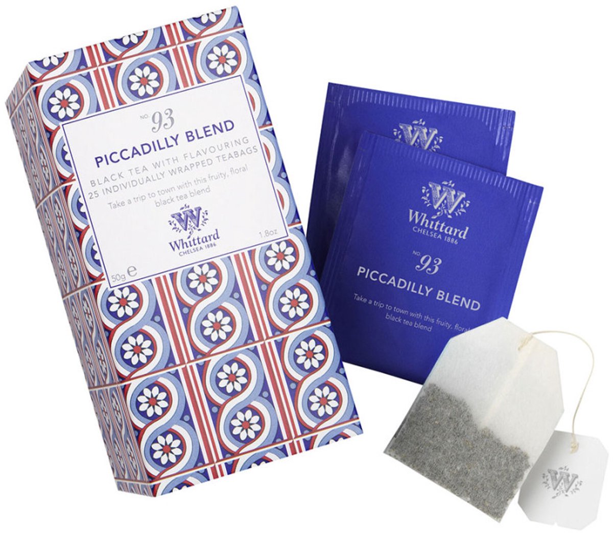 Zwarte thee Whittard of Chelsea Piccadilly Blend, 25 pcs.