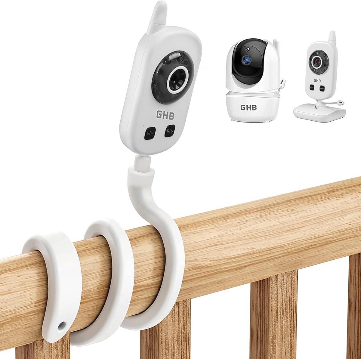 Baby Monitor Houder - Camera Stand - Baby in de gaten - Flexibel en Zonder Boren