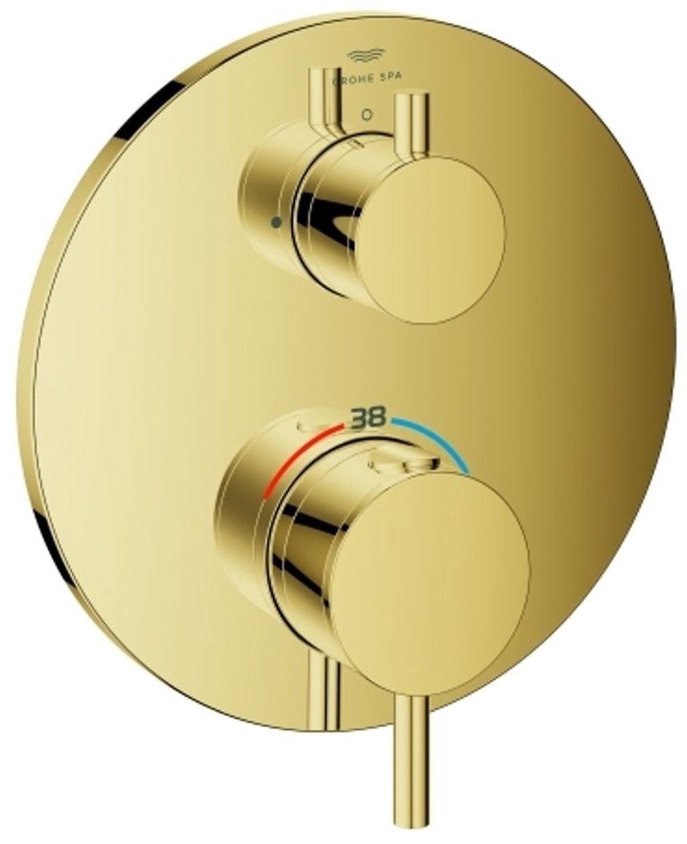 Grohe Atrio Thermostatische mengkraan voor 1 uitgang Goud, 24357GL0