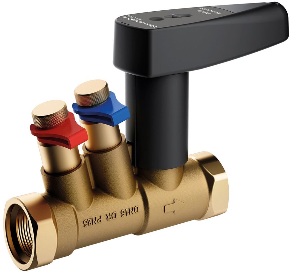 Flamco NexusValve Fluctus DN32H 1 1/4 Zoll IG 1040-4500l/h, MN80597.409