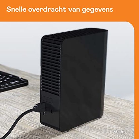 Externe Harde Schijf - Opslagstation Desktop - Bestanden Opslaan - Snelle Data Transfer - 18 TB - Zwart — afbeelding 2