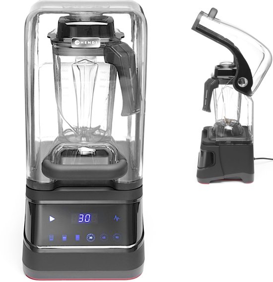 Digitale Blender met Geluiddempende Kap Bpa-Vrij - Hendi 230664 - Horeca & Professioneel van HENDI — afbeelding 5