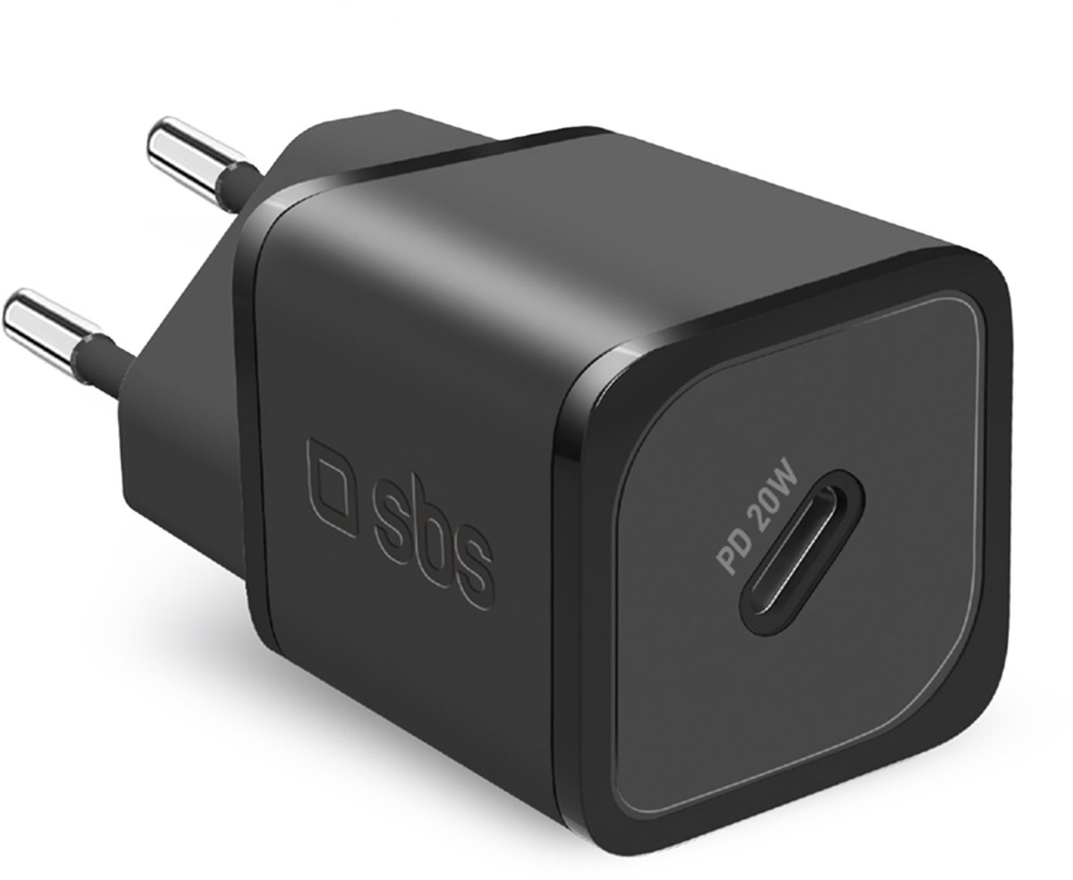Sbs 20W Gan Usb-C-Wandlader Voor Iphone 12, 13, 14, 15, Snellader