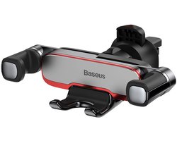 Baseus Lateral Gravity - Autohouder - Zilver - Ergonomisch - Voor op Ventilatierooster