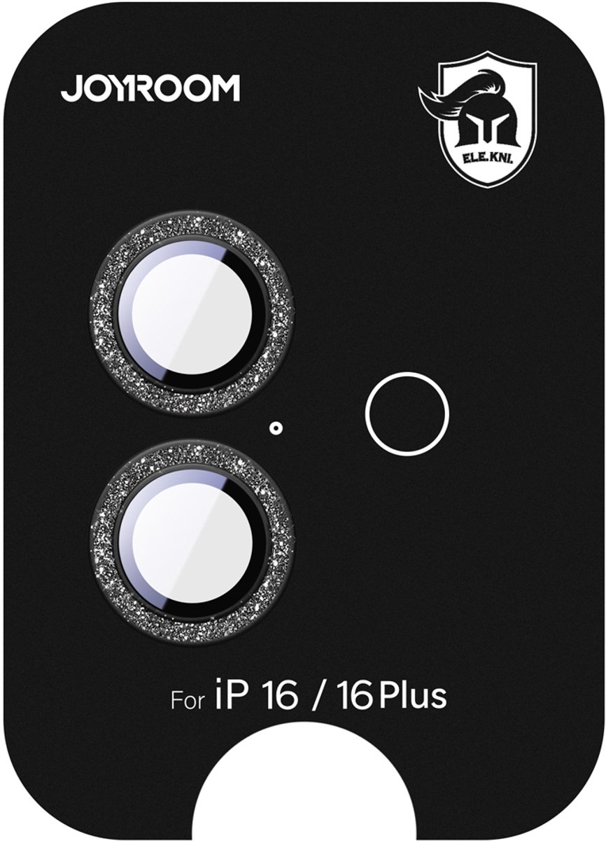 Joyroom Beschermglas Gehard Glas Voor Iphone 16 16 Plus Lens Zwart