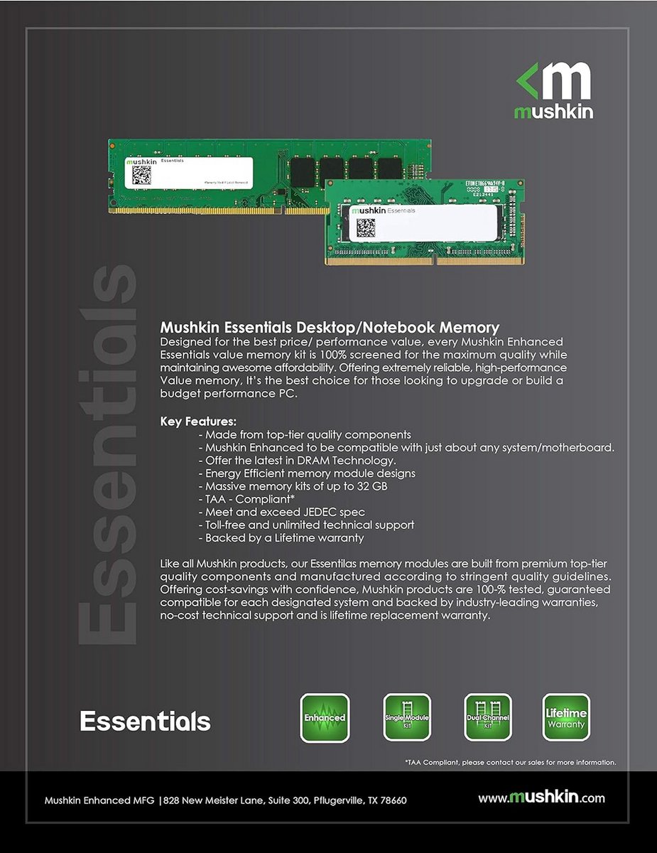 Laptop Geheugenkit - RAM Modules - Prestaties Verbeteren - Lage Spanning - 32GB (2x16GB) - Niet Van Toepassing