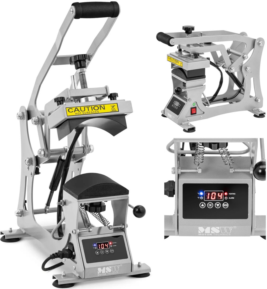 Doppers - tot 250 °C - LCD-display - timer - MSW