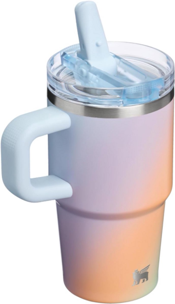 Stanley Quencher H2.0 Flowstate Tumbler 0.59L (Sunrise Spiral) – NIEUWE RELEASE - Lekvrije Drinkbeker met Rietje & Handvat – RVS Geïsoleerde Thermosbeker – BPA-Vrij – Past in Bekerhouder – foto 2