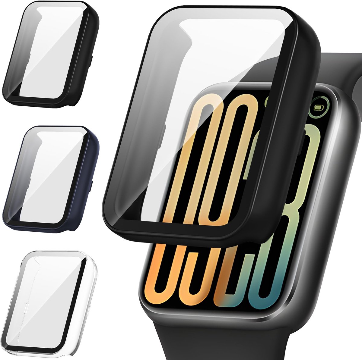 Dailygoods - Beschermhoes voor Smart Band 9 Pro, 3 Stuks