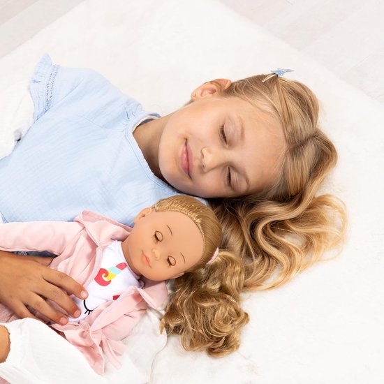 Interactieve Pop Met Lang Haar en Slaapoogjes, 46 CM — afbeelding 2