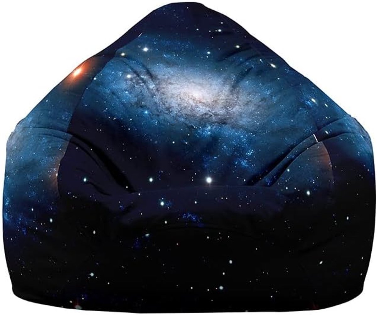 Zitzak Stoel - Zit zak - Ontspannen Zitten - Zonder Vulling - 80 x 90 cm - Aurora Borealis