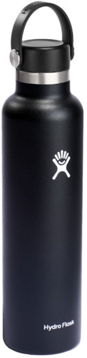 Hydro Flask Standard Mouth Flex Cap Drinkfles (709 ml) - Zwart – foto 5