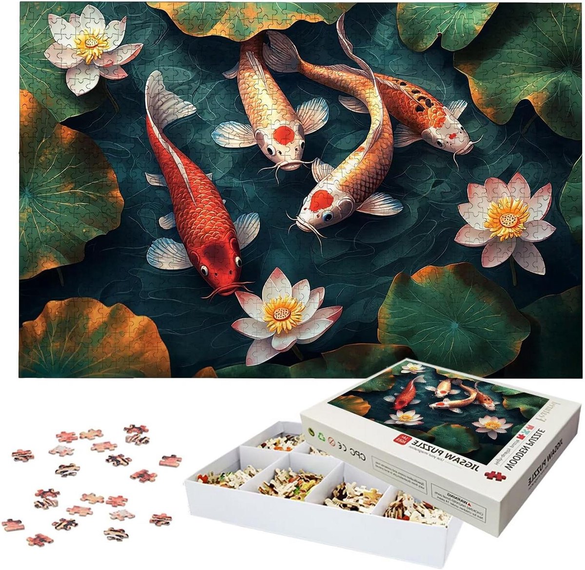 Legpuzzel Volwassenen - Bloemen Puzzel - Ontspannen Vrije Tijd - Houten Kwaliteit - 1500 Stukjes - Meerkleurig