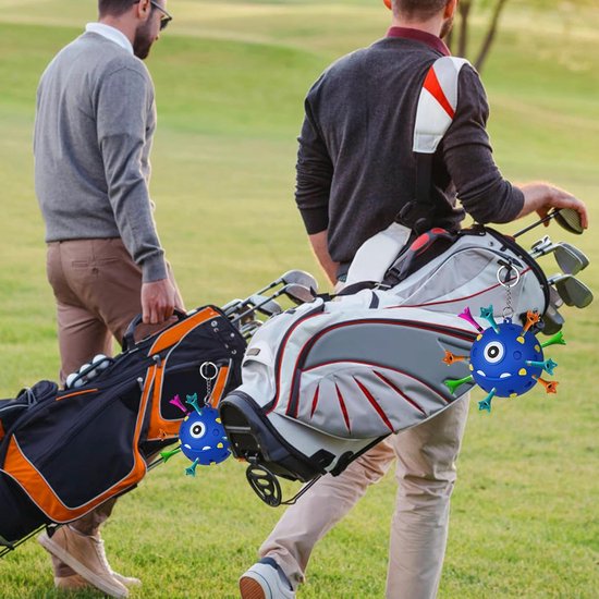 Golf Tee Houder - Balhouder Tas - Golf Tee Opslag - Zacht Siliconen Materiaal - Draagt 18 Tees - Blauw van GOLF — afbeelding 2