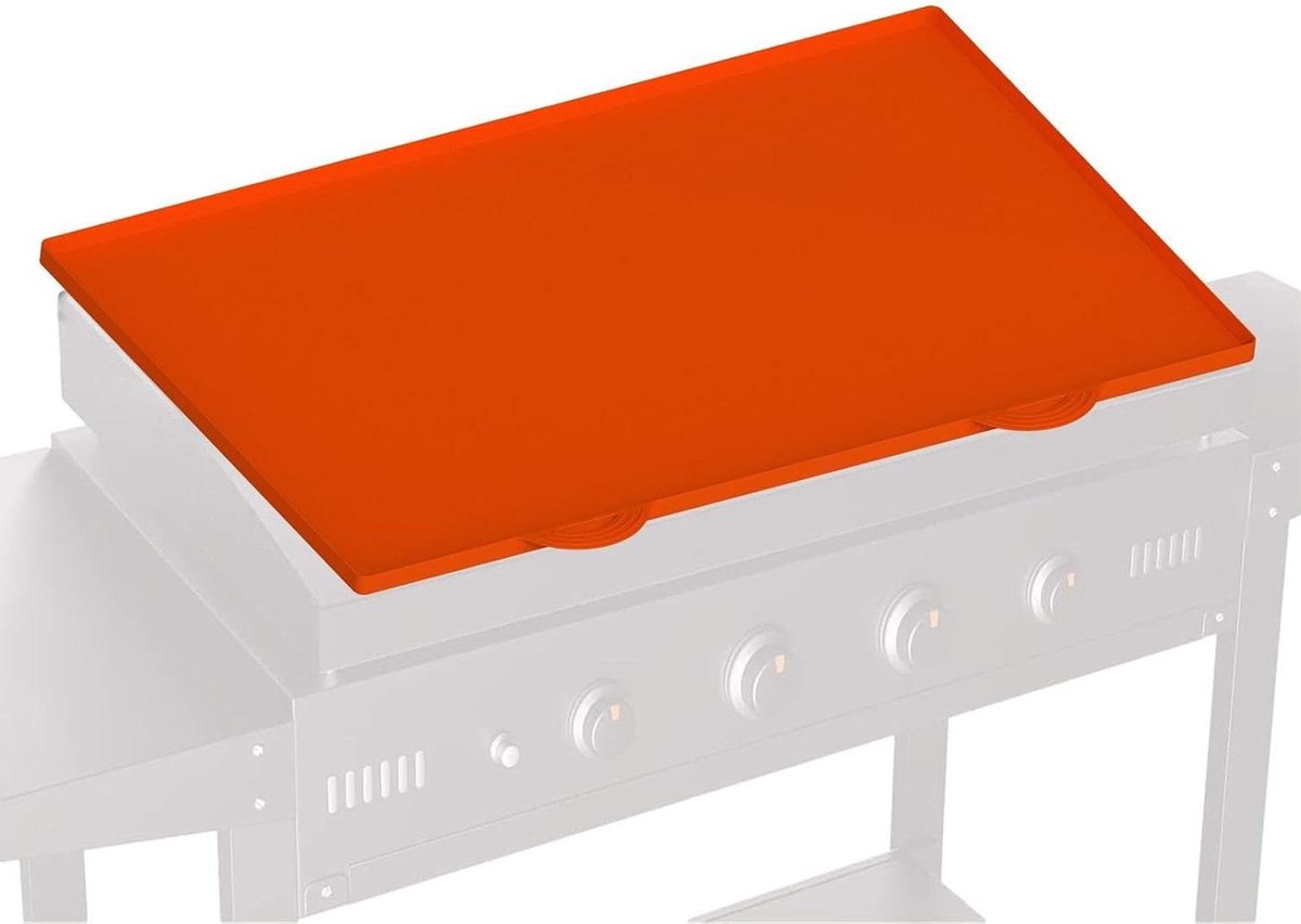 BBQ Grillmat - Herbruikbare Pad - Buiten Koken - Hittebestendig Siliconen - Tot 400°C - Oranje