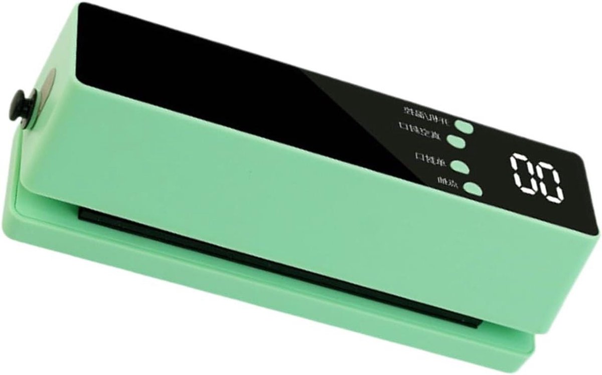 Vacuüm Sealer - Maaltijd Saver - Voedsel Bewaren - Instelbare Vacuümfunctie - 17.5 cm - Groen