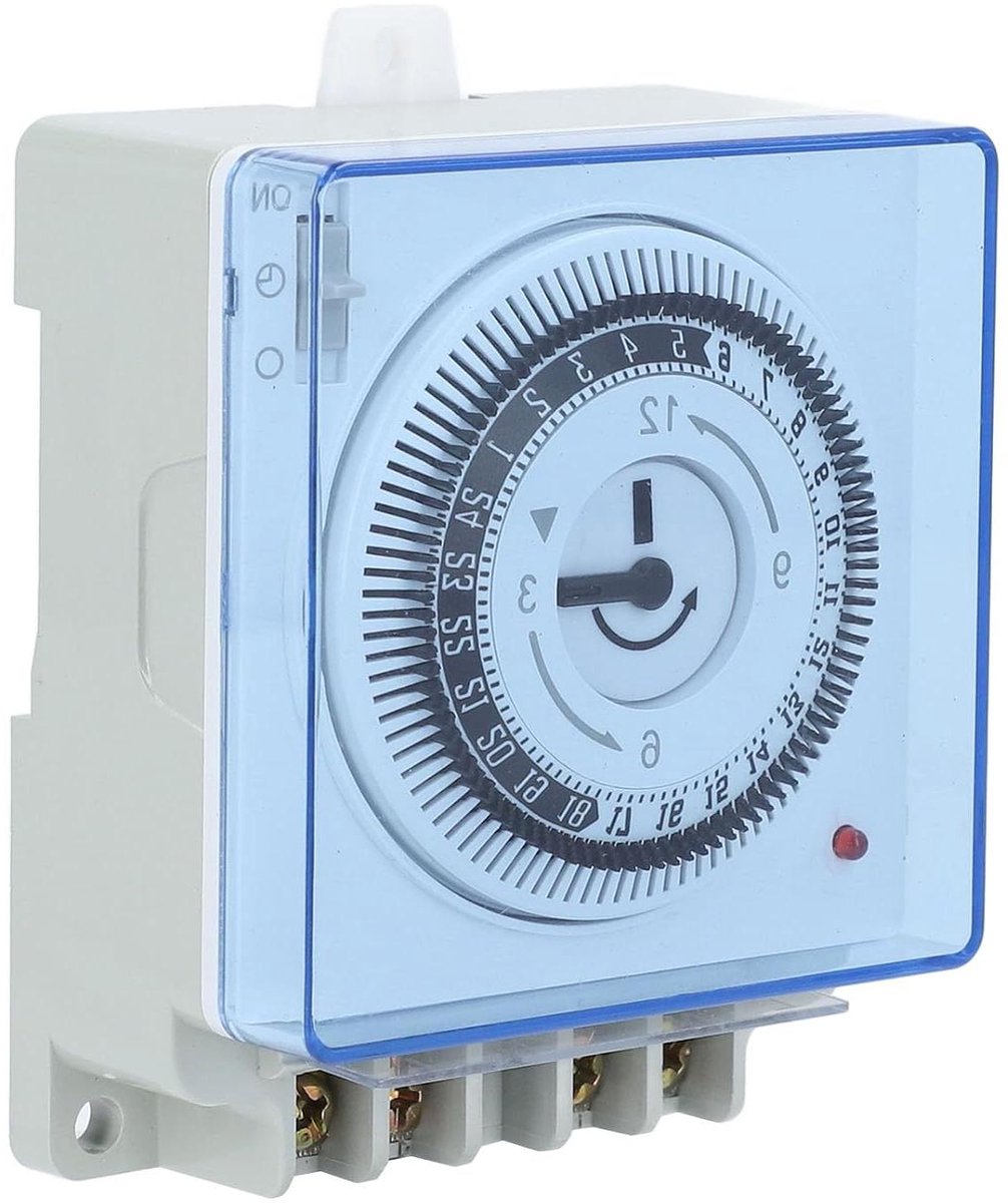 Mechanische Timer - Tijdschakelaar - Apparaten Sturen - 24-uurs Instelling - 11 x 8 x 5 cm - Wit