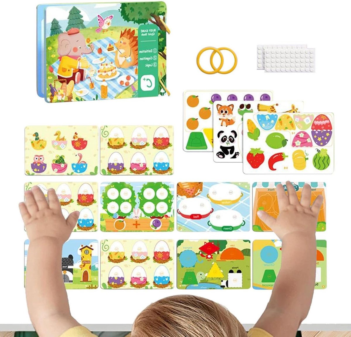 Kleuter Activiteitenboek - Cognitief Leren - Binnenspelen Kinderen - Gladde Randen - 21 x 14 cm - Niet gespecificeerd
