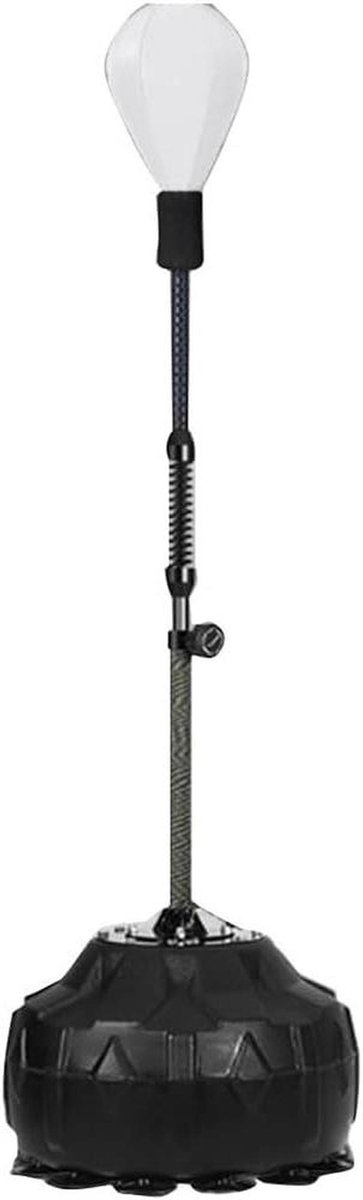 Boksbal - Training Bal - Reactievermogen Trainen - Verstelbare Hoogte - 150-200 cm - Wit