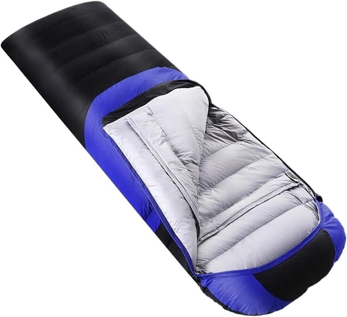 Verwarmde Slaapzak - Winter Mat - Kamperen Warm - Met Thermo Kussen - Ultralicht - Blauw