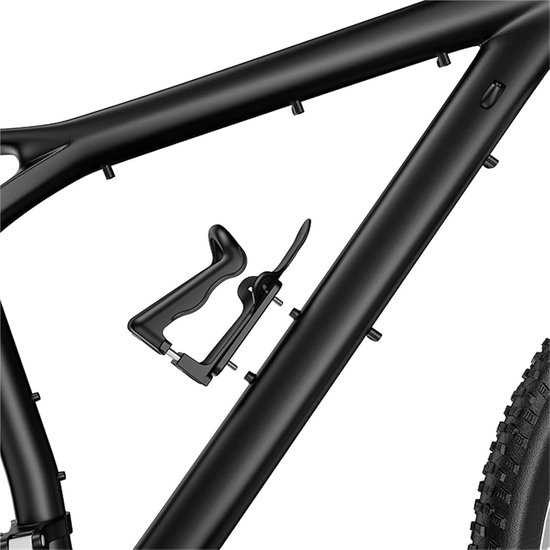 Motorfiets Bekerhouder - Drankhouder Fiets - Onderweg Drinken - Universele Pasvorm - 60-75 mm Diameter - Zwart — afbeelding 3