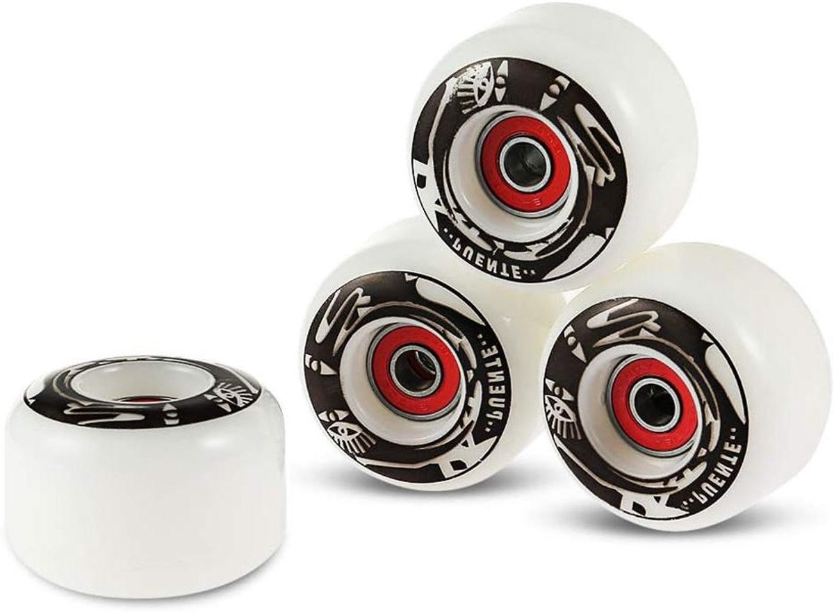 Skateboard Wielen Longboard Cruising Wielen Ollie Punk Springen Duurzaam PU Materiaal 55 cm diameter