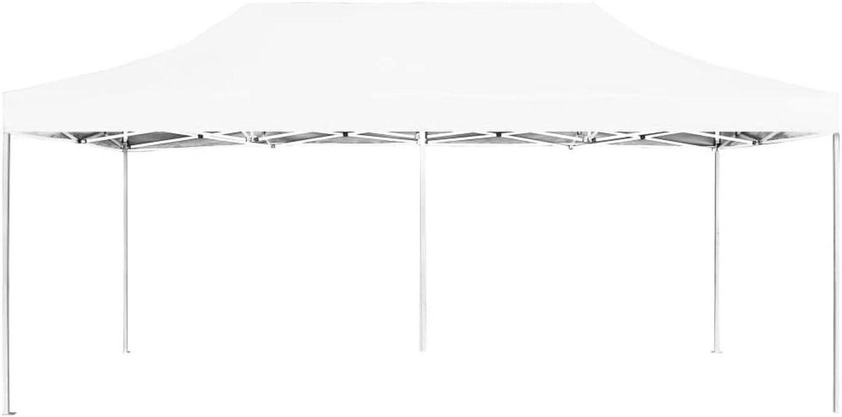 Partytent - Paviljoen Tuintent - Feesten Organiseren - Waterdicht Uv-bescherming - 6 x 3 m - Wit