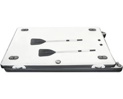 Miryx Rubberboot 2,5 m - Vissersboot - Opblaasbare Boot - Draagbare - 400 kg Belasting met Dubbelwerkende Pomp - UV-bestendig PVC