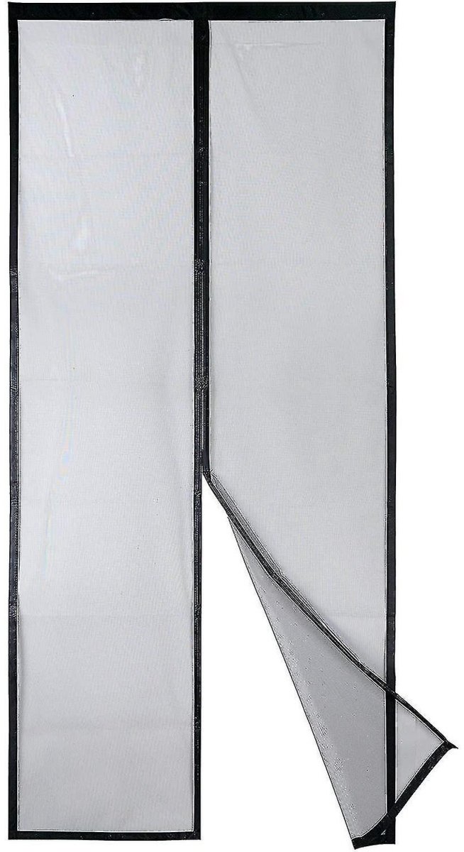 TOVBMUP Hordeur - Magnetisch stofscherm balkondeur - Doorschijnend - Weerbestendig - 90x210cm
