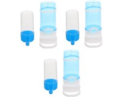 minkissy 6 Stks automatische drinken fontein vogel drinken feeder huisdier drinken fontein vogel kooien voor papegaaien automatische vogel water feeder auto feeder vogel voeden kom plastic gevogelte