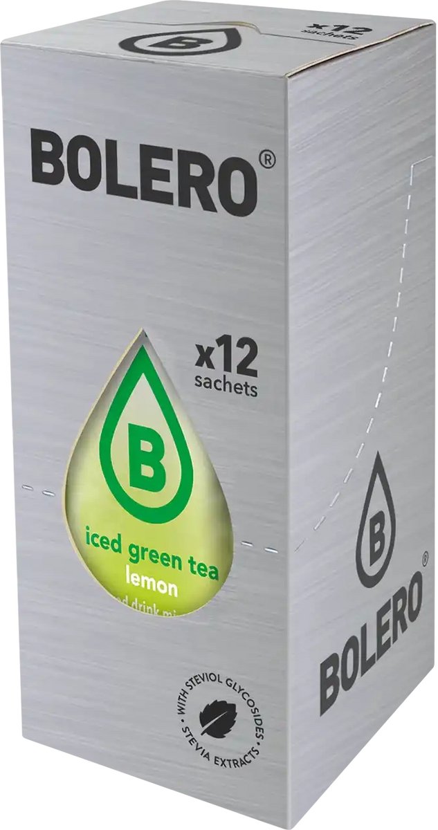 Bolero Iced Green Tea - 12x 3 g - Lemon