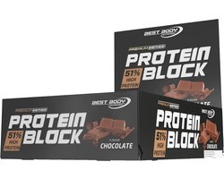 Best Body Nutrition Hardcore Protein Block - Eiwitrepen - 1 box - Chocolade