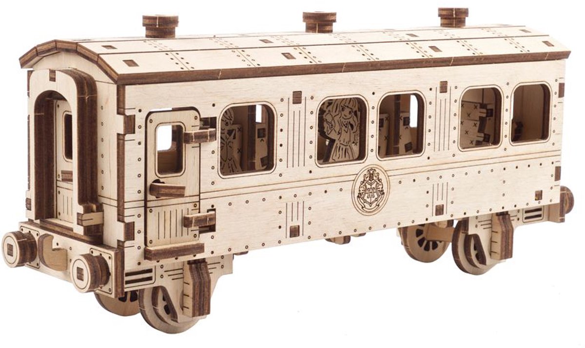 UGEARS 3D Modelbouw - Hogwarts™ Express - Harry Potter™ - Mechanisch Bouwpakket Hout - Educatief Speelgoed — afbeelding 17