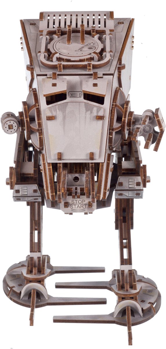 UGEARS 3D Modelbouw - At-St Walker - Star Wars - Mechanisch Bouwpakket Hout - Educatief Speelgoed — afbeelding 13