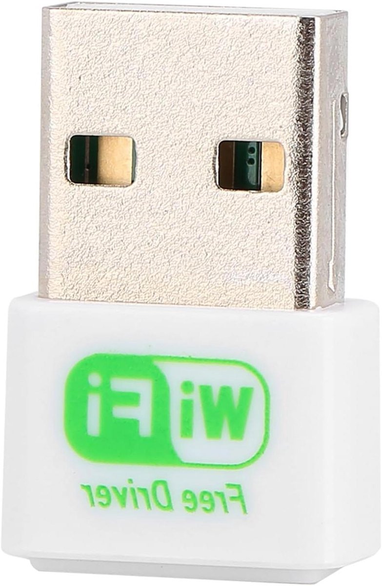Wifi Adapter - Netwerk Dongle - Internet Verbinding - Plug en Play - 150 Mbps - Zwart