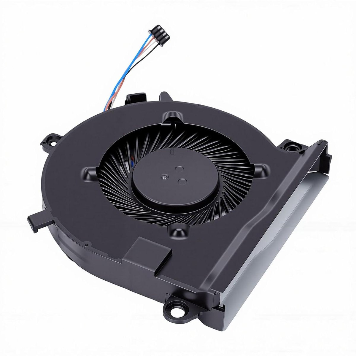 CPU Koelventilator - Laptop Ventilator - Laptop Koeling - Robuuste Constructie - 11 x 10 x 3 cm - Zwart